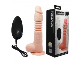 Вибратор с ротацией и функцией UP&DOWN, 22 см, Ø 4 см