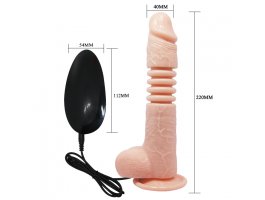 Вибратор с ротацией и функцией UP&DOWN, 22 см, Ø 4 см-foto8