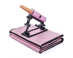 Розовая секс-машина Х312 с матрасом