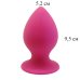 Анальная пробка «Large Anal Plug», розовая, 9,5 см, Ø 5,2 см Анальная пробка «Large Anal Plug», розовая, 9,5 см, Ø 5,2 см