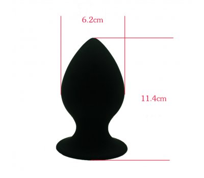 Анальная пробка «XL Anal Plug», черная, 11,4 см, Ø 6,2 см Анальная пробка «XL Anal Plug», черная, 11,4 см, Ø 6,2 см