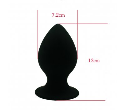 Анальная пробка «Mega Anal Plug», черная, 13 см, Ø 7,2 см Анальная пробка «Mega Anal Plug», черная, 13 см, Ø 7,2 см