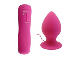 Анальная вибропробка «Large Anal Plug», розовая, 9,5 см, Ø 5,2 см Анальная вибропробка «Large Anal Plug», розовая, 9,5 см, Ø 5,2 см
