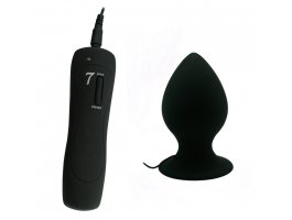 Анальная вибропробка «Large Anal Plug», черная, 9,5 см, Ø 5,2 см Анальная вибропробка «Large Anal Plug», черная, 9,5 см, Ø 5,2 см