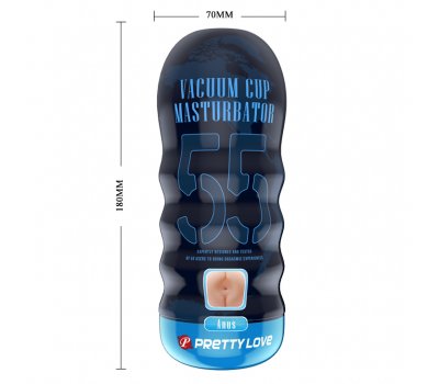 Мастурбатор попка Vacuum Cup Masturbator 55 в колбе