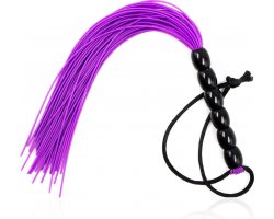 Фиолетовая плеть с рельефной твердой рукоятью