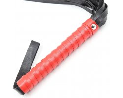 Мягкая плеть черно-красного цвета-foto2