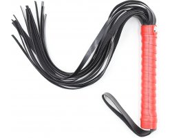 Мягкая плеть черно-красного цвета