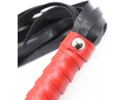 Мягкая плеть черно-красного цвета-foto5