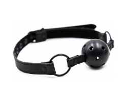 Черный пластиковый кляп Ø 4,5 см-foto5