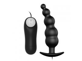 Анальная втулка Anal Stimulation с проводным пультом управления, 11,8 см, Ø 3 см