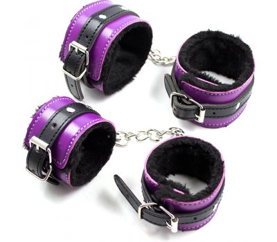 Черно-фиолетовый набор из семи предметов