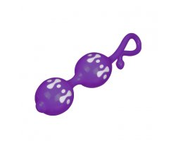 Анально-вагинальные шарики Orgasmic Balls пурпурные-foto2