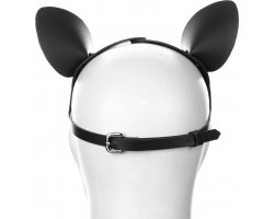 Изящная черная маска кошечки-foto2