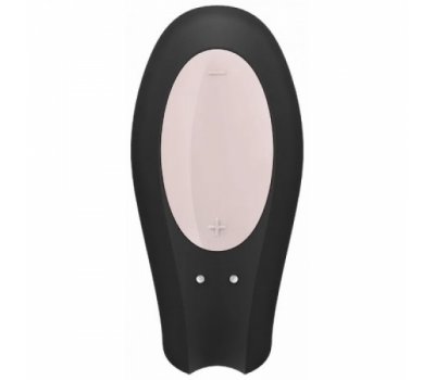 Satisfyer Вибратор для пар Double Joy с управлением через приложение черный