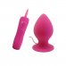 Анальная вибропробка «Mega Anal Plug», розовая, 13 см, Ø 7,2 см Анальная вибропробка «Mega Anal Plug», розовая, 13 см, Ø 7,2 см