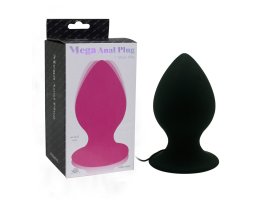 Анальная вибропробка «Mega Anal Plug», розовая, 13 см, Ø 7,2 см-foto2