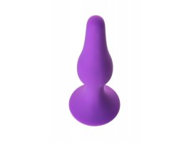 Фиолетовая анальная пробка Large, Ø 1 - 3,2 см-foto2