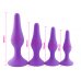 Фиолетовая анальная пробка XLarge, Ø 1 - 3,8 см Фиолетовая анальная пробка XLarge, Ø 1 - 3,8 см