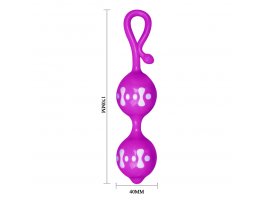 Вагинальные шарики Cute Love Balls, фиолетовые-foto4