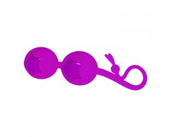 Вагинальные шарики Cute Love Balls, фиолетовые-foto2