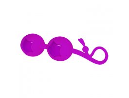 Вагинальные шарики Cute Love Balls, фиолетовые-foto2