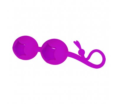 Вагинальные шарики Cute Love Balls, фиолетовые Вагинальные шарики Cute Love Balls, фиолетовые
