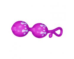 Вагинальные шарики Cute Love Balls, фиолетовые-foto3