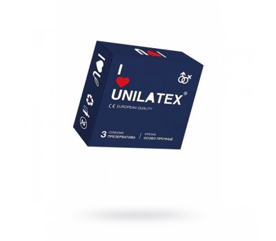 Презервативы UNILATEX EXTRA STRONG №3 гладкие Презервативы UNILATEX EXTRA STRONG №3 гладкие