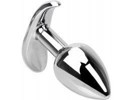 Серебристая пробка с фиолетовым стразом M, Ø 3,4 см, 8,3 см-foto3