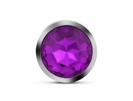 Пробка с фиолетовым стразом M, Ø 3,5 см, 9,6 см-foto2