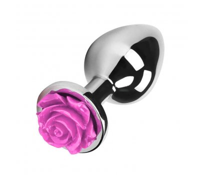 Серебристая пробка с сиреневой розой S, Ø 2,8 см Серебристая пробка с сиреневой розой S, Ø 2,8 см