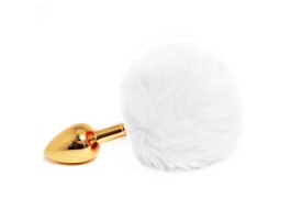 Пробка с белым хвостиком кролика Gold M, Ø 3,2 см