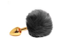 Пробка с черным хвостиком кролика Gold M, Ø 3,2 см