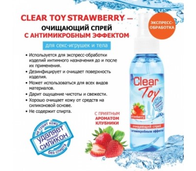 Спрей-очиститель для игрушек «Toy Cleaner Strawberry», 100 мл