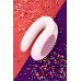 Вибратор для пар Satisfyer Double Joy с управлением через приложение, белый