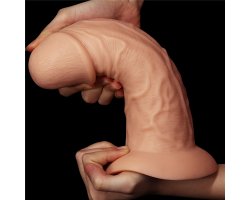 Фаллоимитатор реалистичый с присоской Curved Dildo 24 см, Ø 6,6 см-foto6