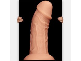 Фаллоимитатор реалистичый с присоской Curved Dildo 24 см, Ø 6,6 см-foto11