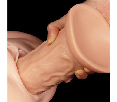 Фаллоимитатор реалистичый с присоской Curved Dildo 24 см, Ø 6,6 см