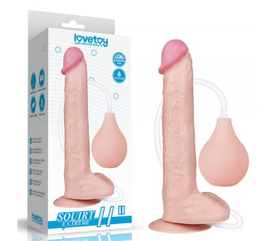 Большой фаллос Squirt Extreme Dildo с имитацией семяизвержения, 28 см, Ø 4,8 см Большой фаллос Squirt Extreme Dildo с имитацией семяизвержения, 28 см, Ø 4,8 см