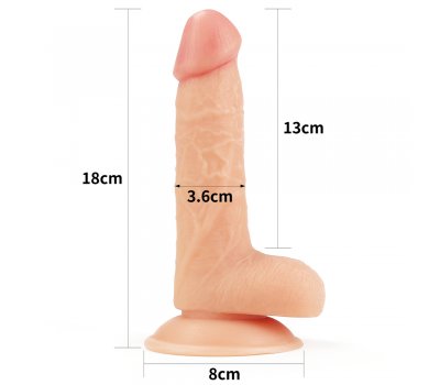 Реалистичный фаллоимитатор на присоске The Ultra Soft Dude 18 см, Ø 3,6 см Реалистичный фаллоимитатор на присоске The Ultra Soft Dude 18 см, Ø 3,6 см