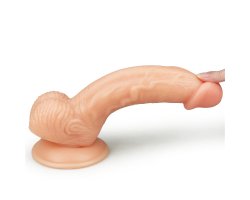 Реалистичный фаллоимитатор на присоске The Ultra Soft Dude 20 см, Ø 4 см-foto12