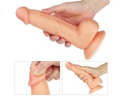 Реалистичный фаллоимитатор на присоске The Ultra Soft Dude 20 см, Ø 4 см-foto7