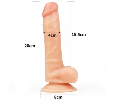 Реалистичный фаллоимитатор на присоске Ultra Soft Dude 20 см, Ø 4 см Реалистичный фаллоимитатор на присоске Ultra Soft Dude 20 см, Ø 4 см