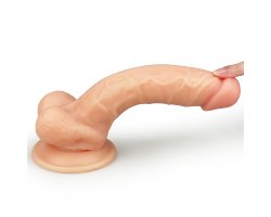 Реалистичный фаллоимитатор на присоске Ultra Soft Dude 20 см, Ø 4 см-foto2
