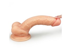 Реалистичный фаллоимитатор на присоске Ultra Soft Dude 20 см, Ø 4 см-foto12
