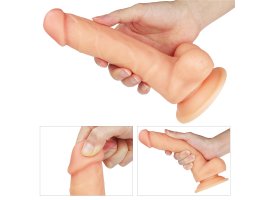 Реалистичный фаллоимитатор на присоске Ultra Soft Dude 20 см, Ø 4 см-foto9