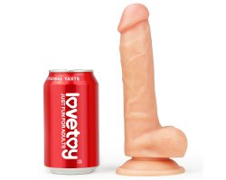 Реалистичный фаллоимитатор на присоске Ultra Soft Dude 20 см, Ø 4 см-foto6