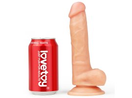 Реалистичный фаллоимитатор на присоске Ultra Soft Dude 20 см, Ø 4 см-foto8