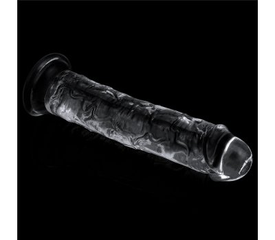 Прозрачный фаллос на присоске Clear Dildo, 18 см, Ø 3,5 см